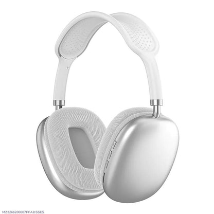 White Bluetooth 5.0 Headphones with 400mAh Battery