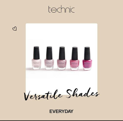 Technic Nail Polish Pack of 6 Shades Everyday Wear